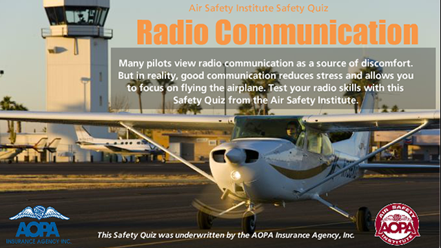 Radio Comms Quiz