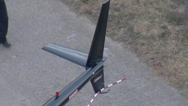 R44 missing tail rotor